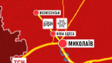 По меньшей мере 30 человек оказались в снежном плену на трассе Вознесенск-Николаев