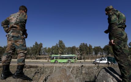 В Дамаске взорвался автобус с сирийскими военными