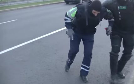 У беларусском МВД сообщают о наездах на сотрудников ГАІ