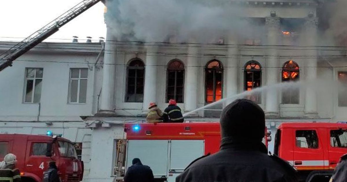 Пожежа у Полтаві_1 / © Полиция полтавской области