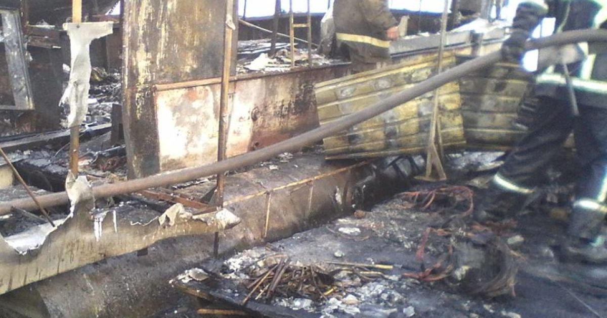 У Києві горів ринок