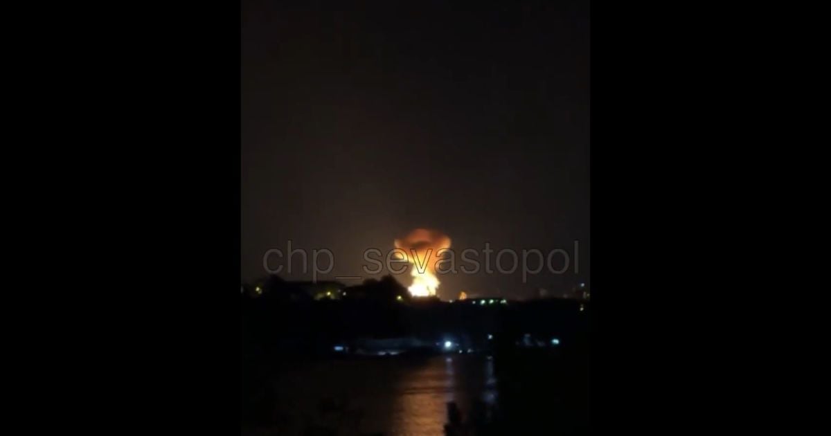 Реакція жителів Севастополя на вибух виявилася досить неоднозначною. Скриншот / X (Twitter)