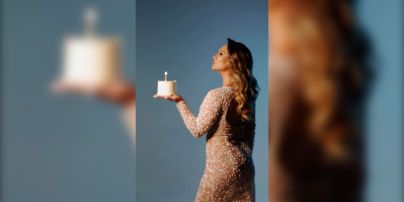 Анне Саливанчук - 38: актриса показалась в вечернем платье с необычным тортом именинницы