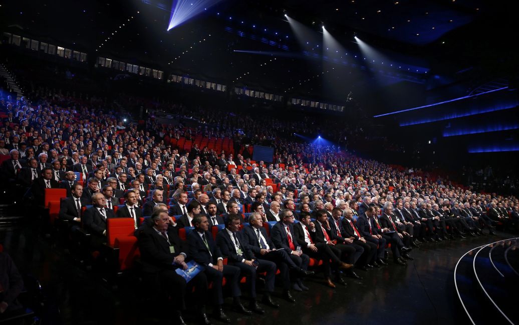 Церемонія жеребкування Євро-2016 у Парижі. 12 грудня 2015 року. / © Reuters