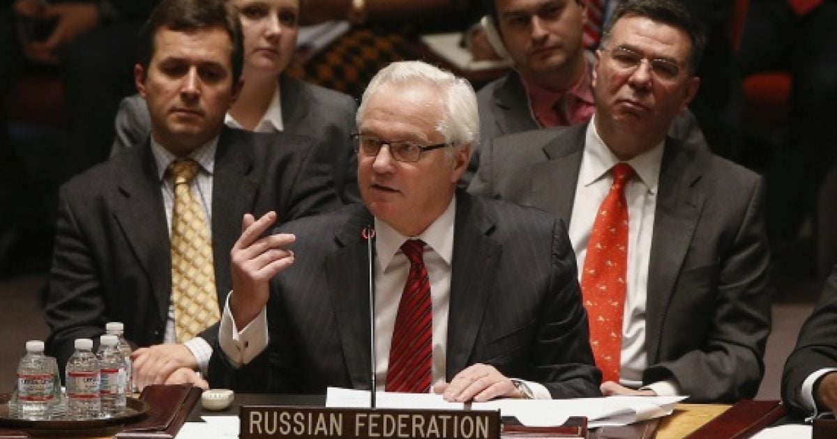 Чуркин "погорел" на лжи касательно Украины во время заседания Совбеза ООН