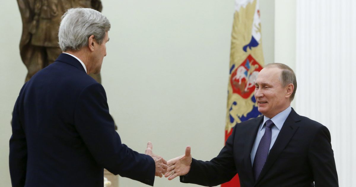 Путін провів зустріч з держсекретарем США Джоном Керрі