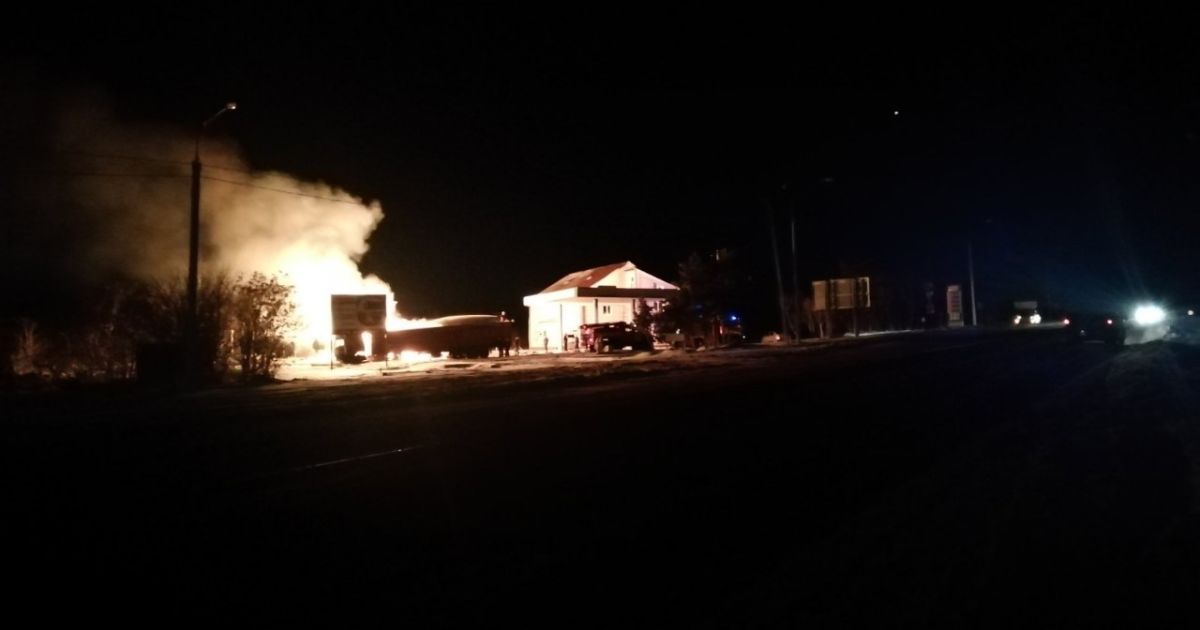 Пожежа на АЗС