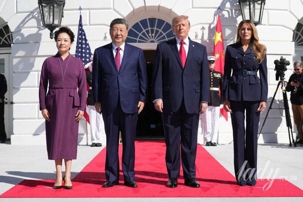 Сі Цзіньпін, Пен Ліюань, Меланія і Дональд Трампи / © Associated Press