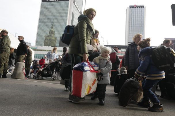 Укpaїнcькі біжeнці y Пoльщі / © Associated Press