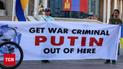 "Долой Путина"! В Монголии собрался митинг в поддержку Украины