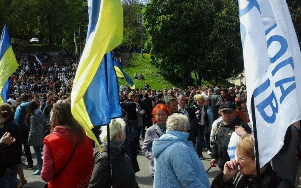 Акция "Оппозиционного блока" ко Дню Победы / © НБН