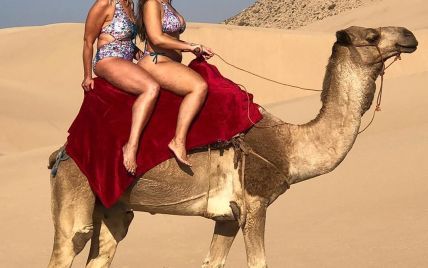 Голые девушки нашли верблюда и начали возбуждаться от него в зоо порно видео