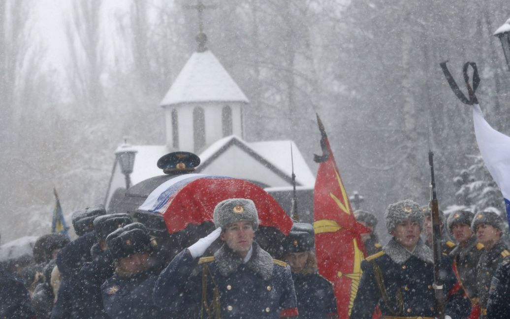 Пилота похоронили в Липецке / © Reuters