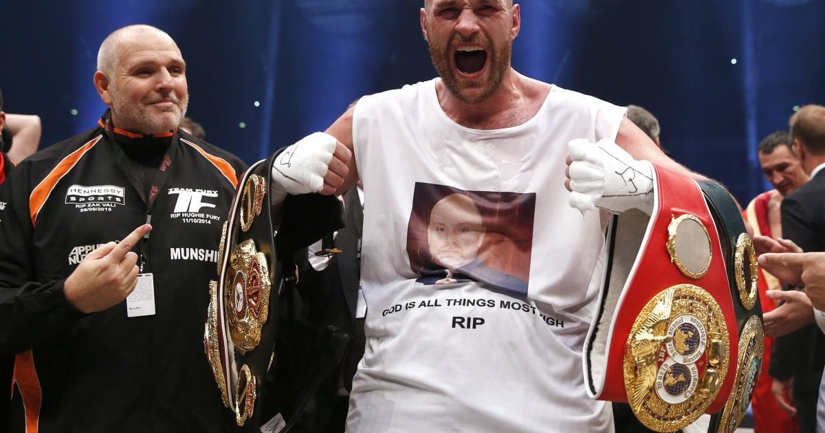 Фьюри после боя с Кличко