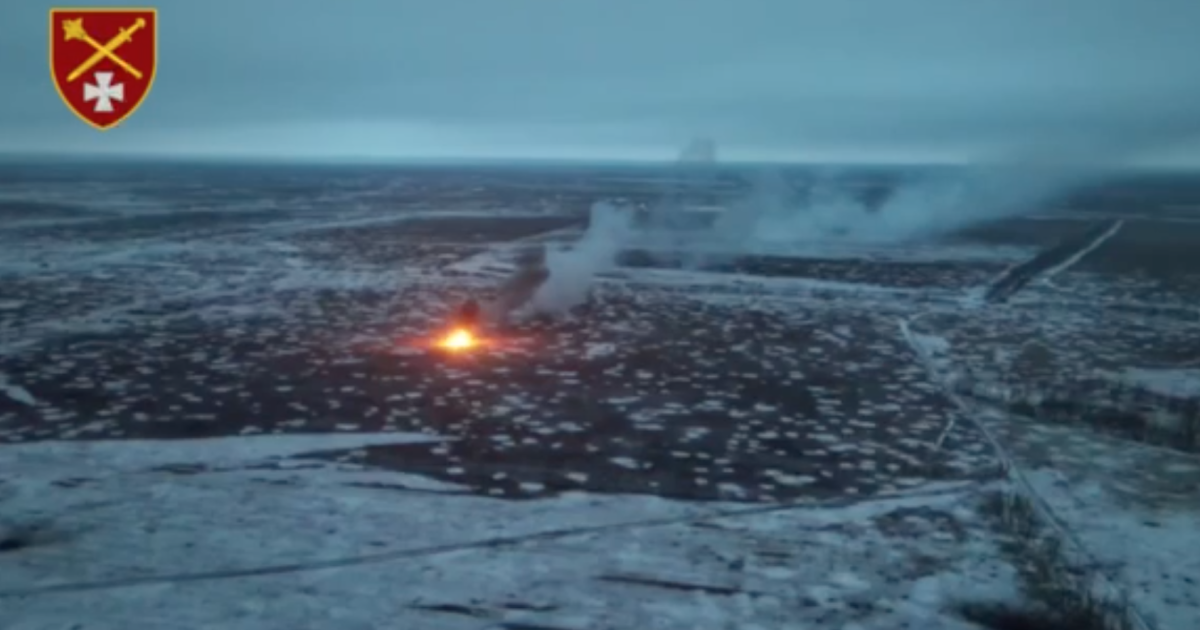 Удары по врагу на Запорожском направлении/Скриншот с видео