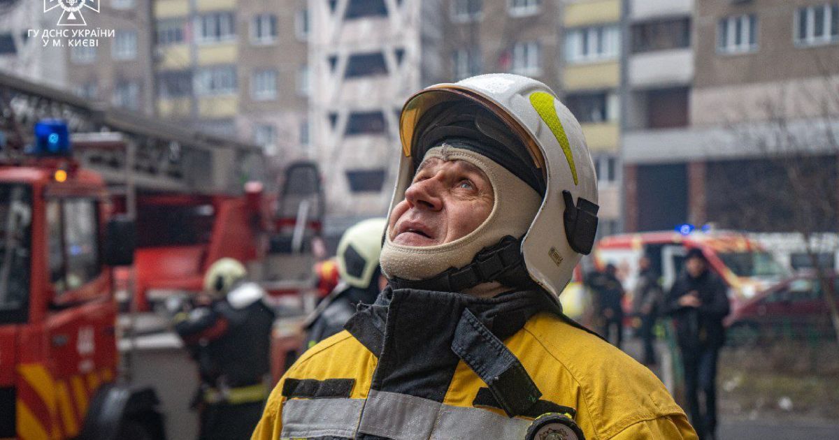 Некоторые ракетные обстрелы Киева Фото: ГСЧС