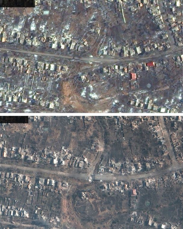 What Bakhmut Looks Like Now Satellite Photos Show the Most Hellish