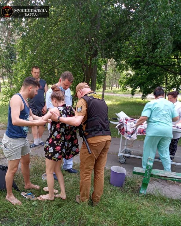 Беременная женщина потеряла сознание в Киеве / © Муниципальная варта Киева