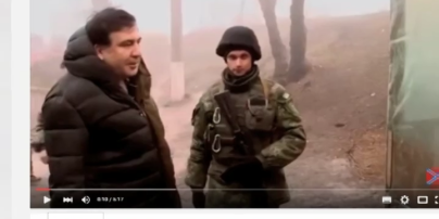 Саакашвили выложил в интернет видео с позициями украинских блокпостов