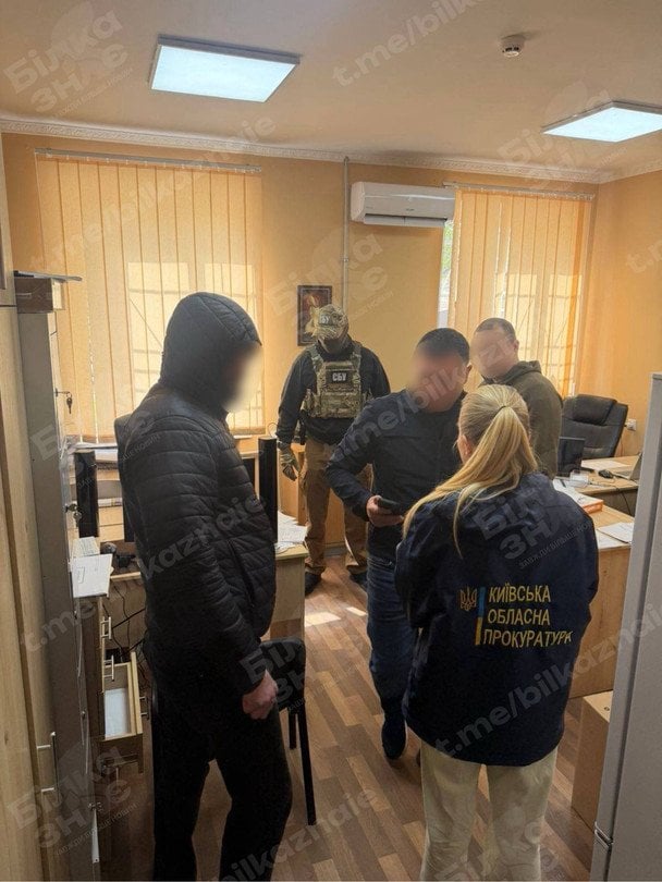 Задержание работников ТЦК в Белой Церкви / Фото: t.me/bilkaznaie