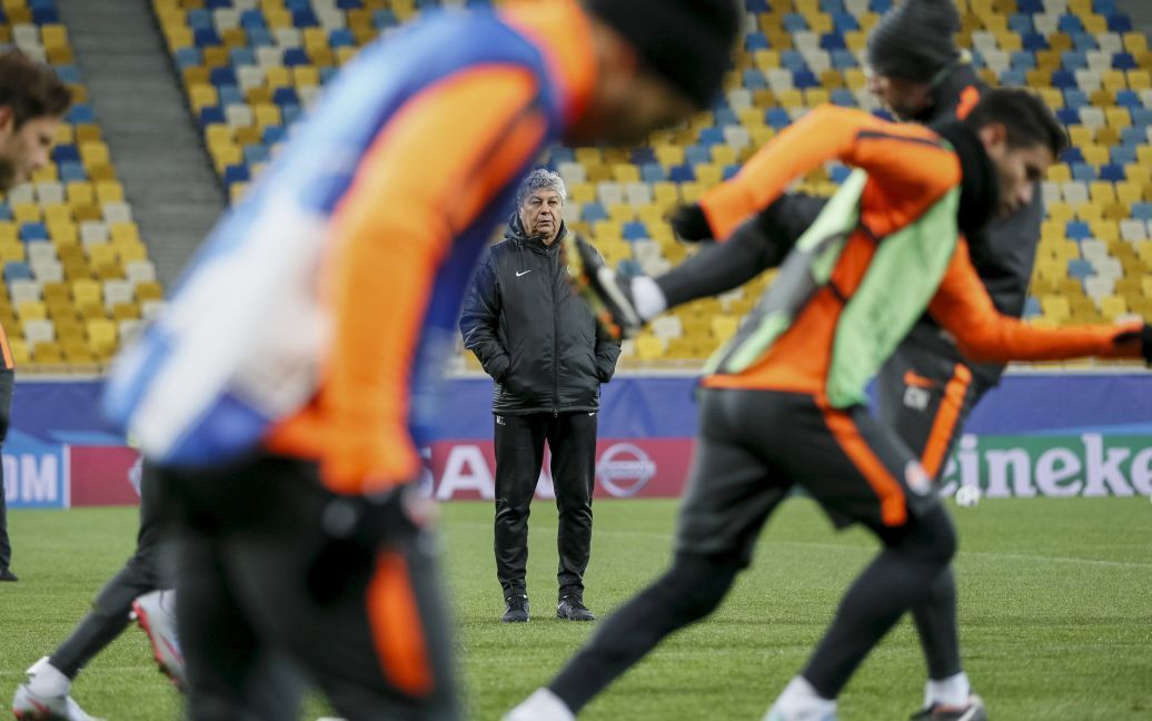 Тренування "Шахтаря" перед матчем з "Реалом". / © Reuters