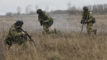 Хмельницкой области состоялись учения украинских военных. / © Reuters