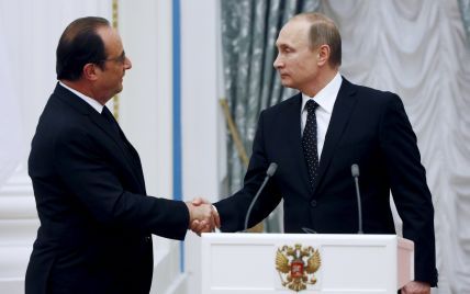 Путин отказался приехать в Париж на переговоры с Олландом - СМИ