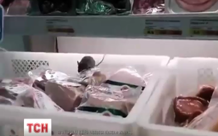 У Харкові покупці зафільмували мишу серед ковбасних виробів у супермаркеті