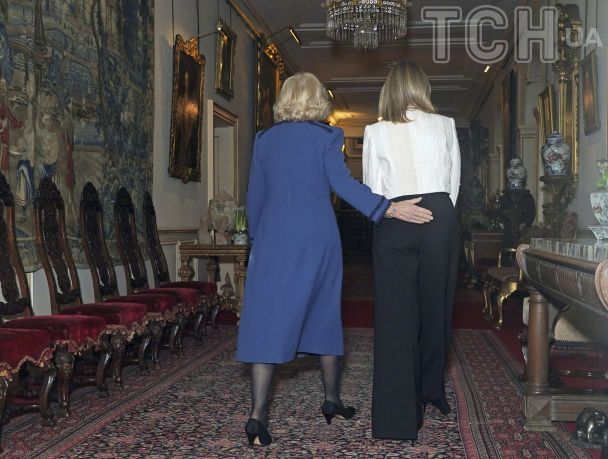 Королева Камілла та Олена Зеленська / © Associated Press