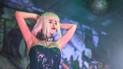 "Білявка" Астаф'єва в шкіряній міні-сукні відіграла діджей-сет