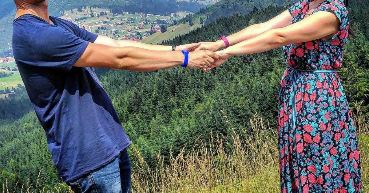 Витвицкая с мужем отдыхают в Карпатах / © viva.ua