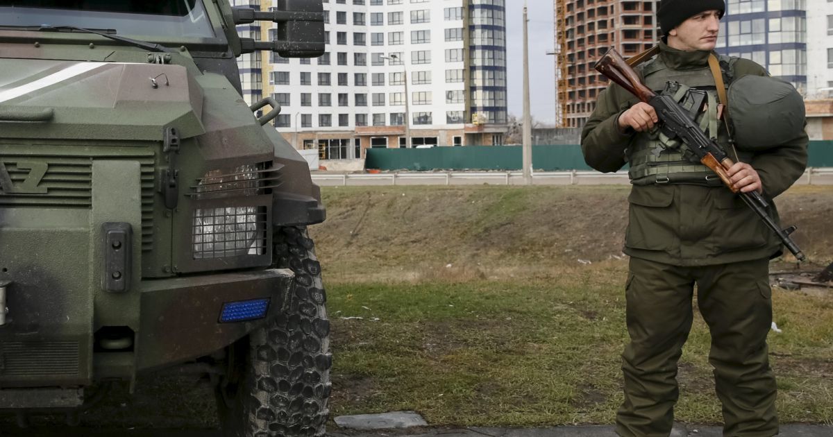В Киеве усилили патрулирование улиц военными Нацгвардии. / © Reuters
