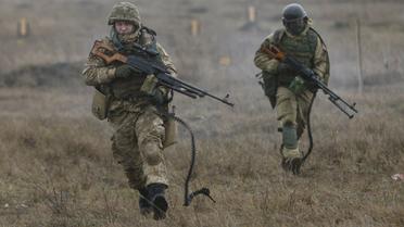 Хмельницкой области состоялись учения украинских военных. / © Reuters