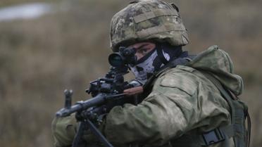 Хмельницкой области состоялись учения украинских военных. / © Reuters