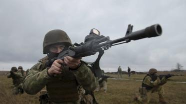 Хмельницкой области состоялись учения украинских военных. / © Reuters