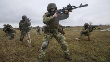 Хмельницкой области состоялись учения украинских военных. / © Reuters