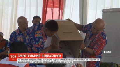 В Індонезії від перевтоми під час підрахунку голосів померла 91 людина