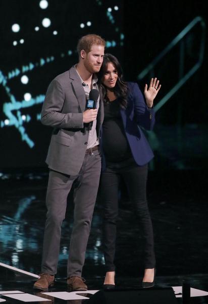 Герцогиня Меган під час першої вагітності сином Арчі / © Associated Press