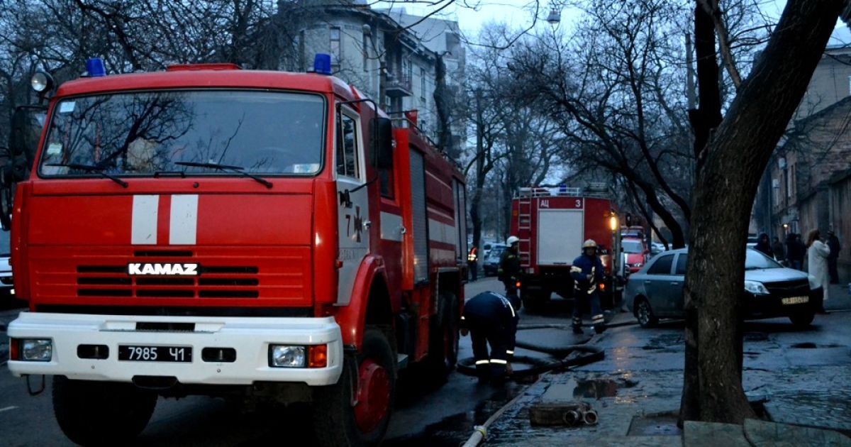 Пожежа в Одесі