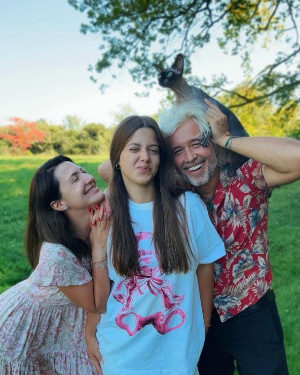 Сергій Бабкін з дружиною і донькою / © instagram.com/snezhana_babkina