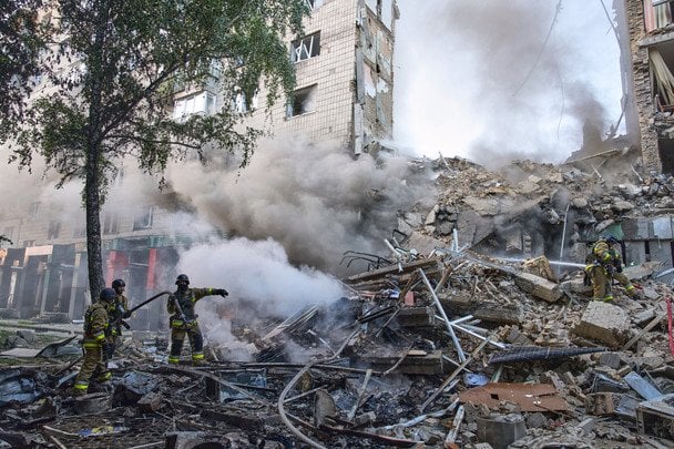 Наслідки атаки на Київ 17 червня / © Associated Press