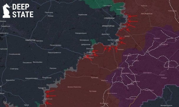 Ситуація на фронті / © t.me/DeepStateUA