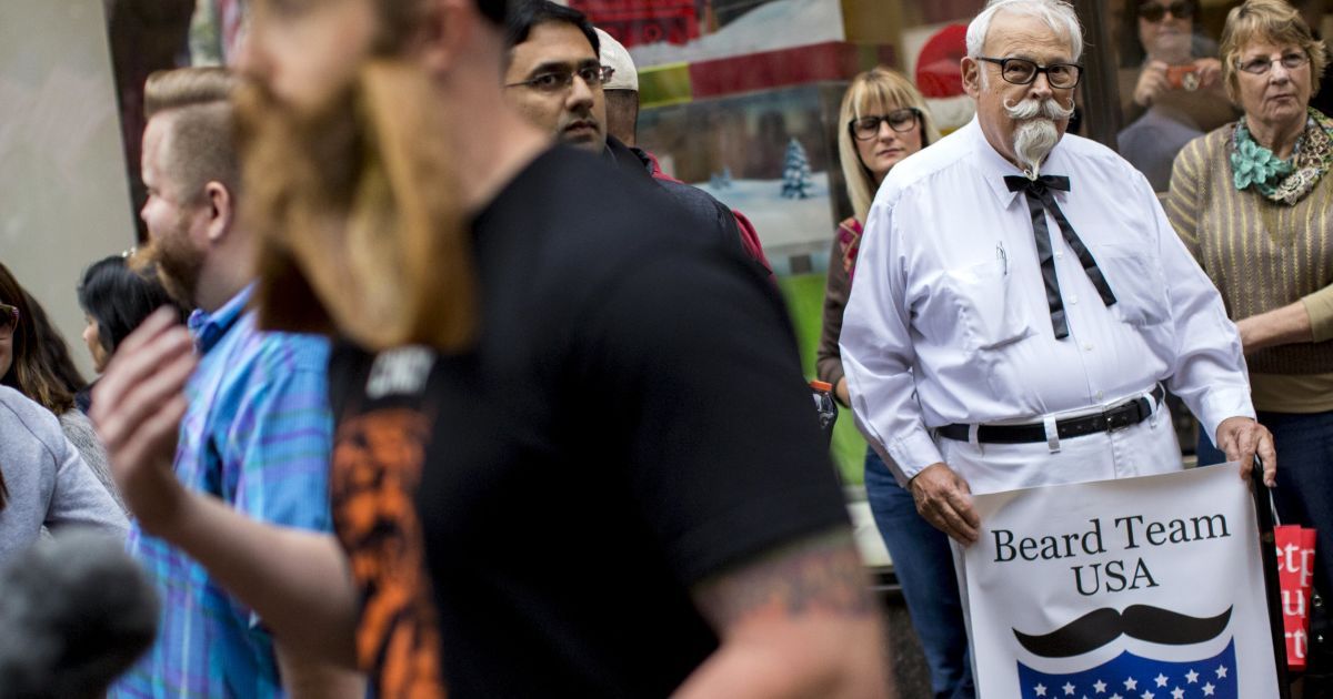 Сотні чоловіків змагалися за звання людини, яка має найкраще волосся на обличчі. / © Reuters