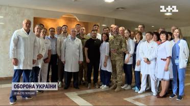 Володимир Зеленський відвідав Національний Інститут хірургії та трансплантології імені Шалімова