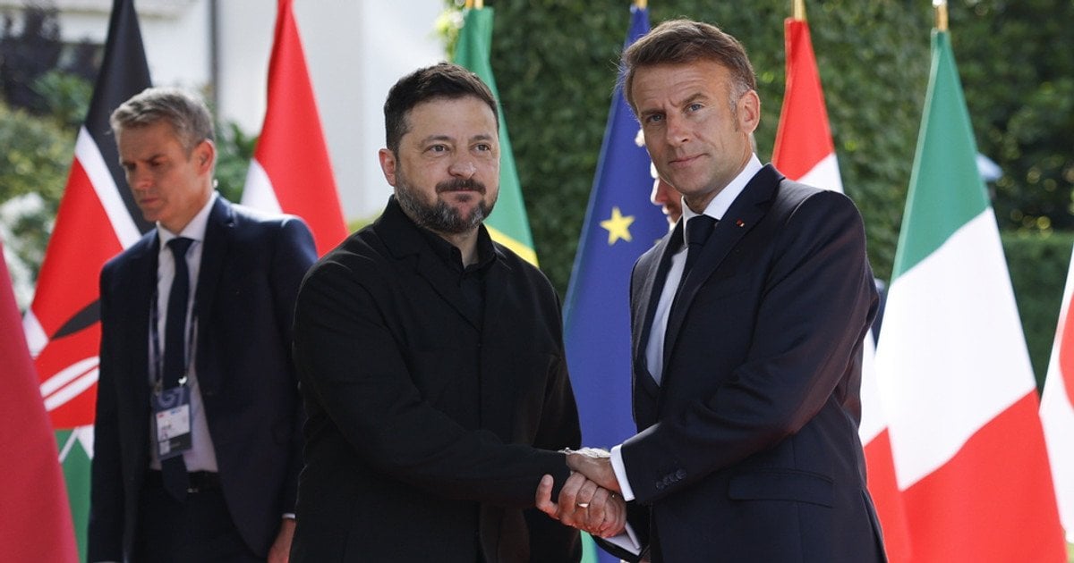 Володимир Зеленський та Еммануюель Макрон
