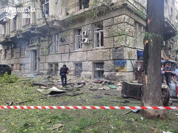 Наслідки обстрілу / © Олег Кіпер / Одеська ОВА