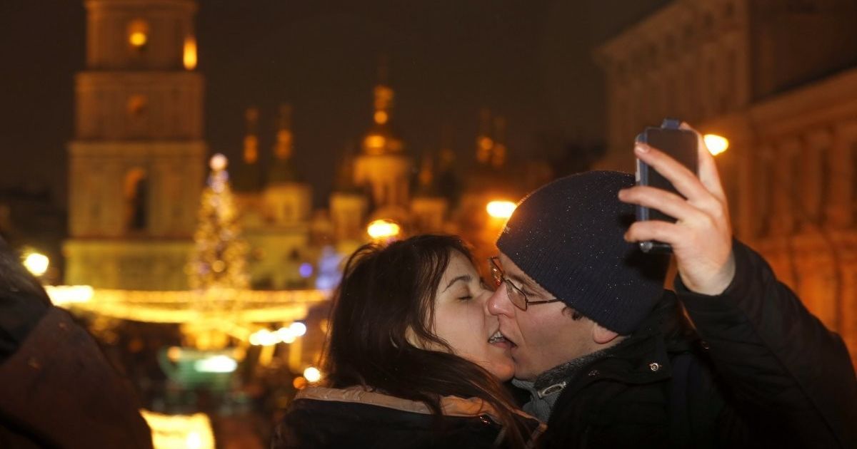 новорічна ялинка на Софійській площі в Києві_22 / © УНИАН