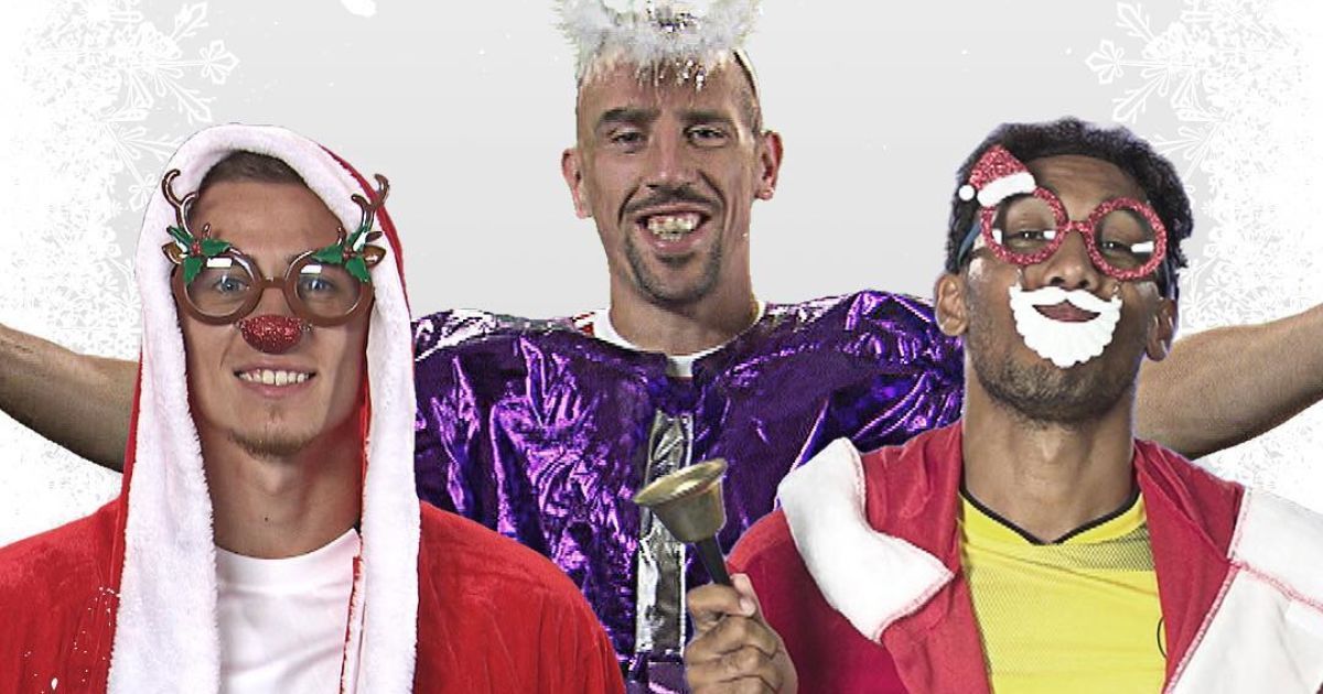 Игроки чемпионата Германии разоделись в смешные костюмы и спели We Wish You A Merry Christmas