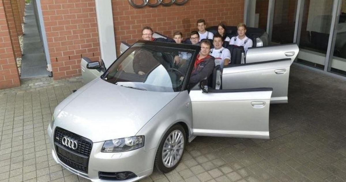 Кабриолет Audi A3 превратился в шестидверный кабриолет