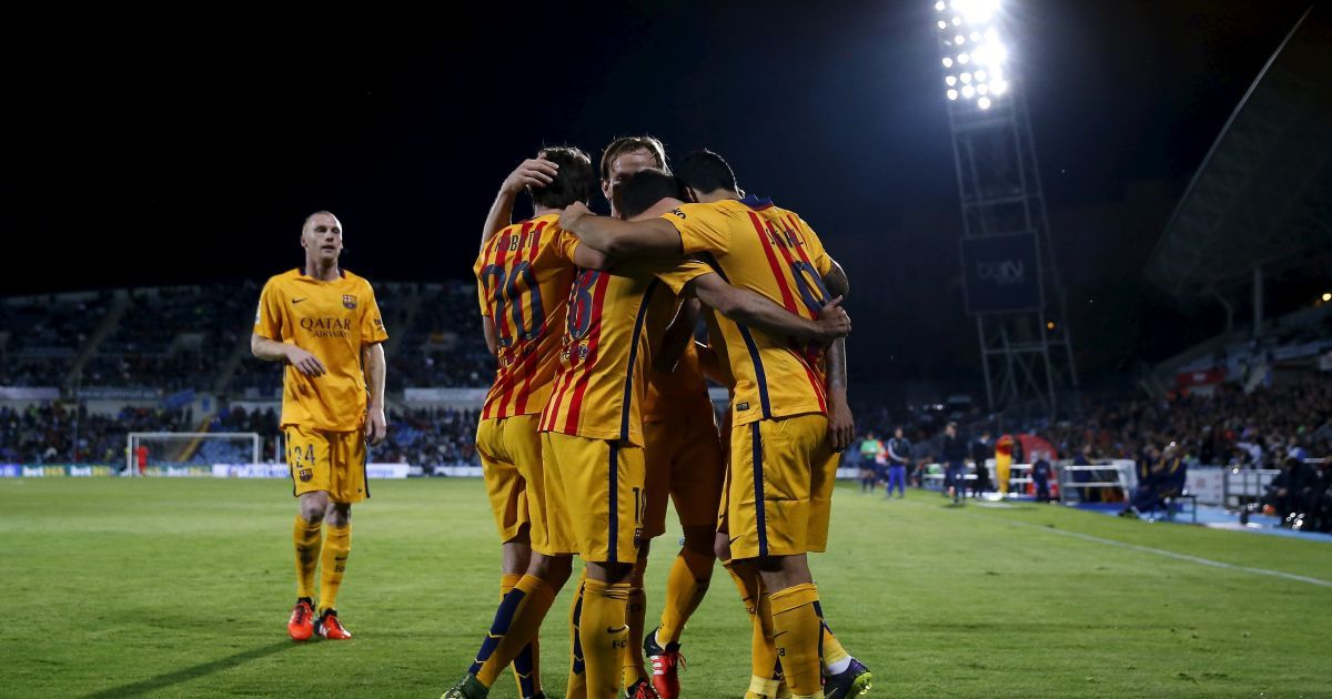 "Барселона" уверенно победила "Хетафе" - 2:0. / © Reuters
